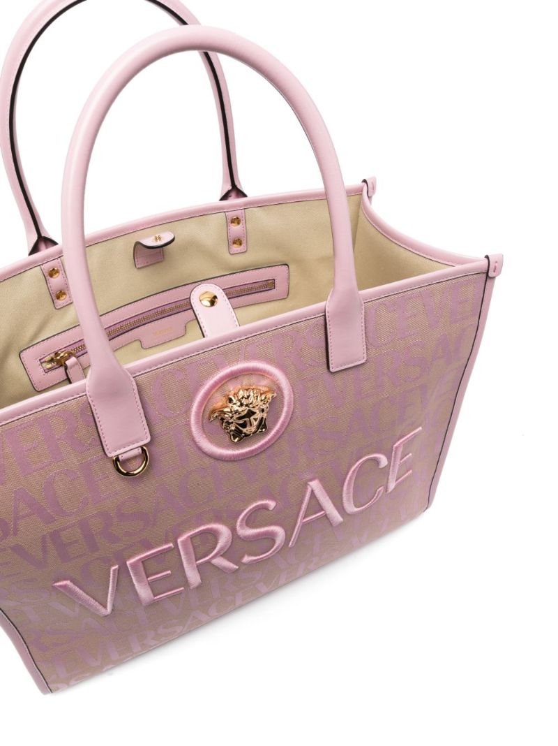 Pink Large Allover Tote Bag