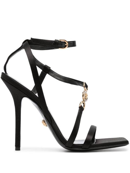 Black Medusa '95 115 Leather Sandals