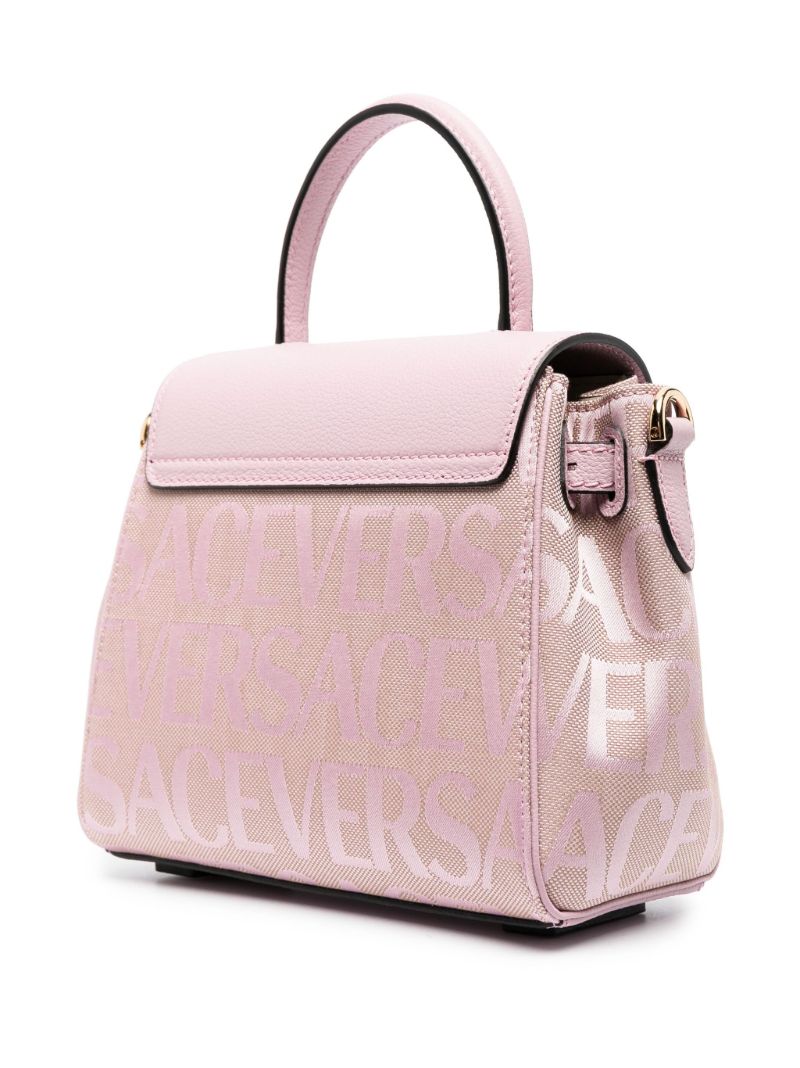 Pink Small La Medusa Tote Bag