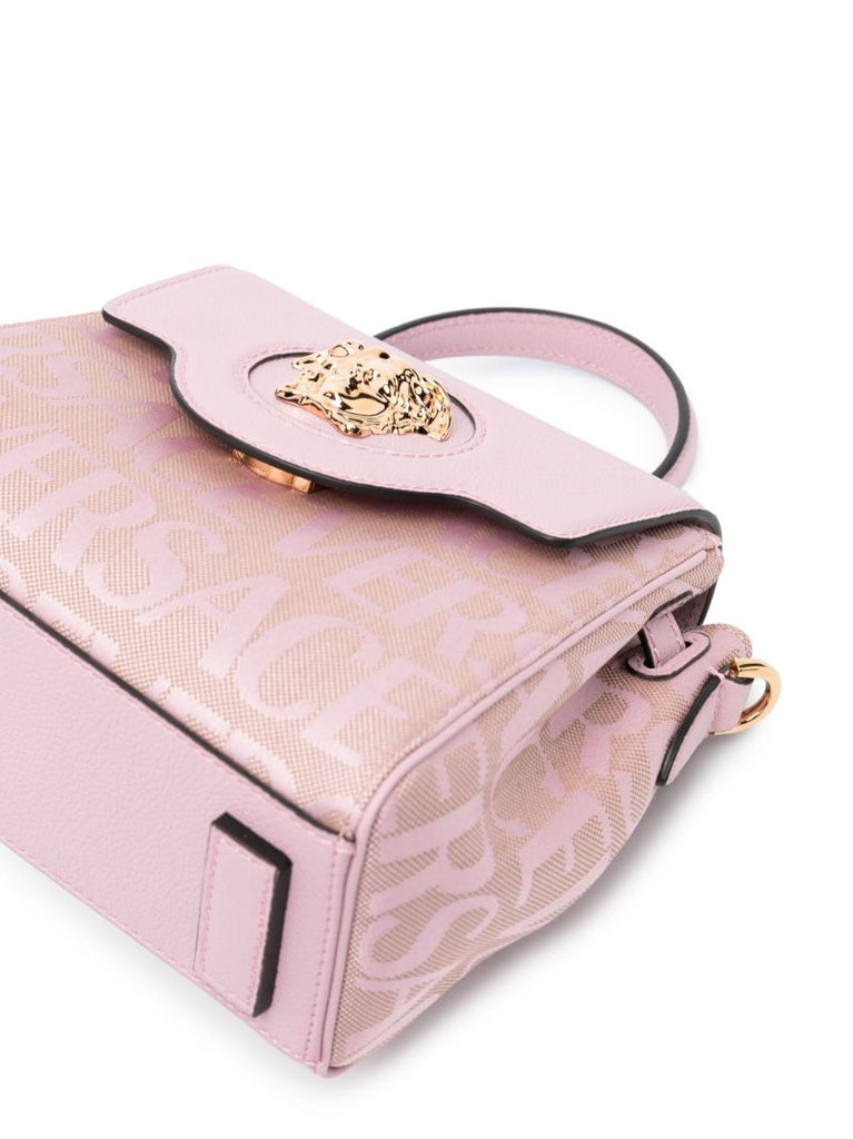 Pink Small La Medusa Tote Bag