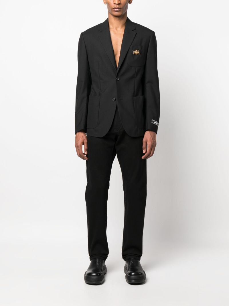 Black Medusa Plaque Blazer