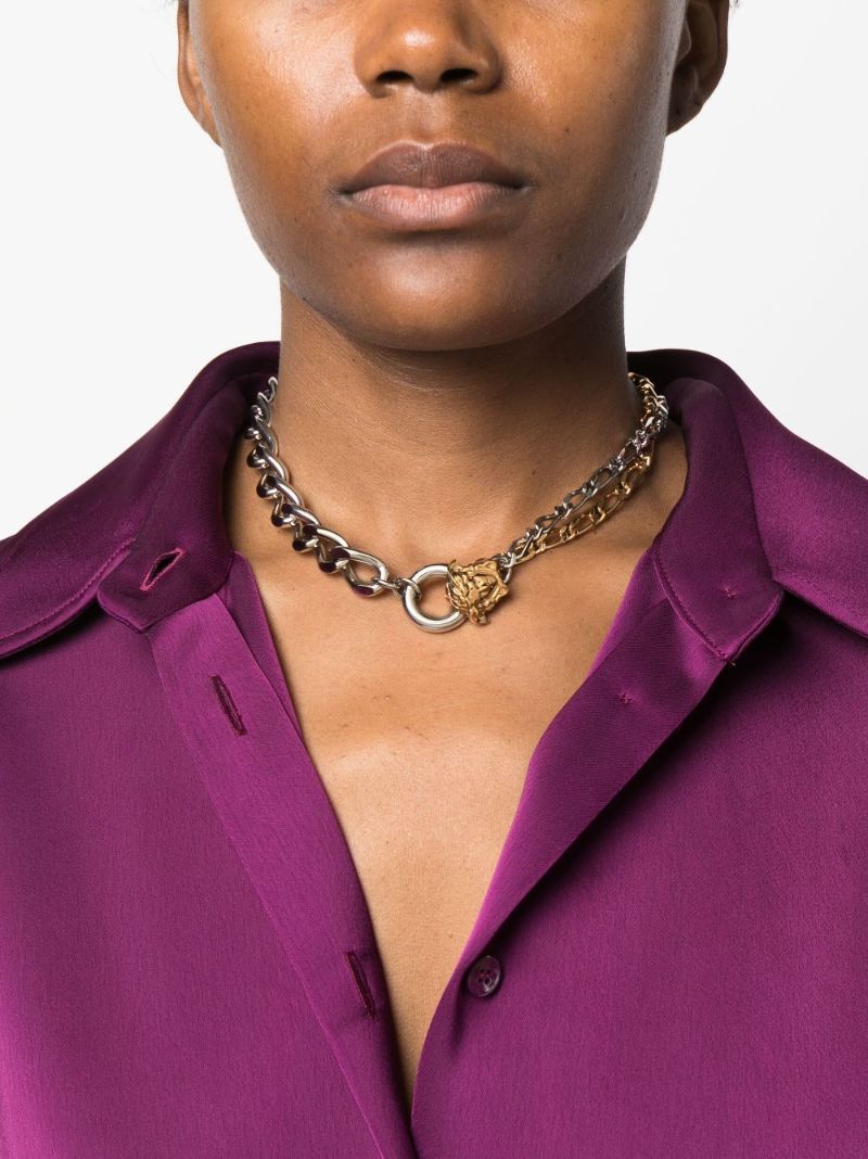 Medusa Charm Chain Necklace
