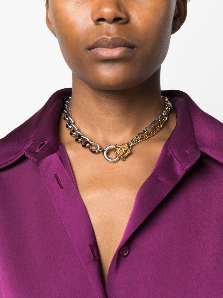 Medusa Charm Chain Necklace