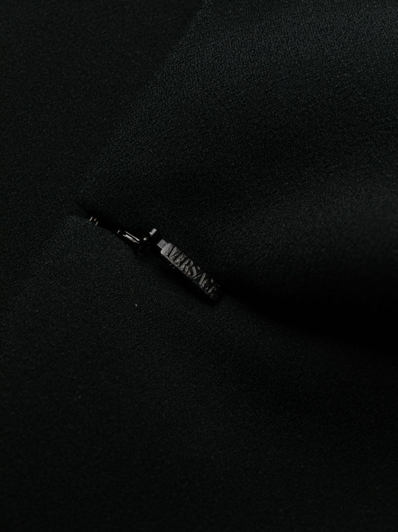 Black Barocco Shift Mini Dress