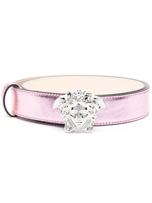 Pink La Medusa Metallic Belt