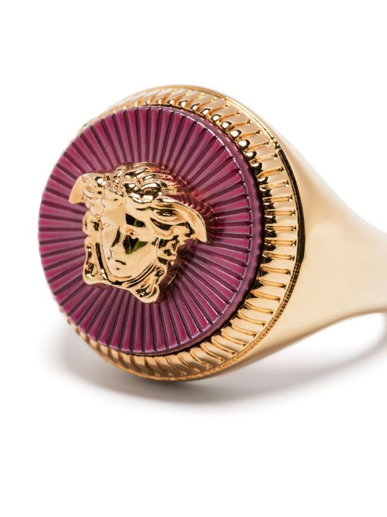Gold-tone Medusa Ring