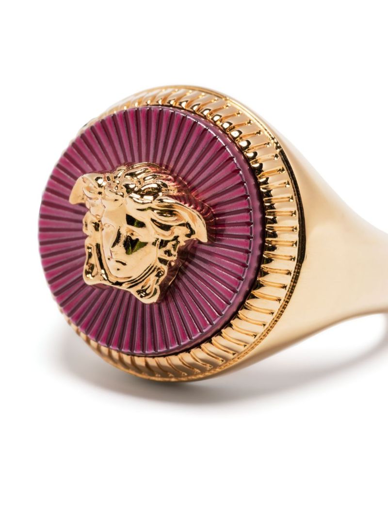 Gold-tone Medusa Ring