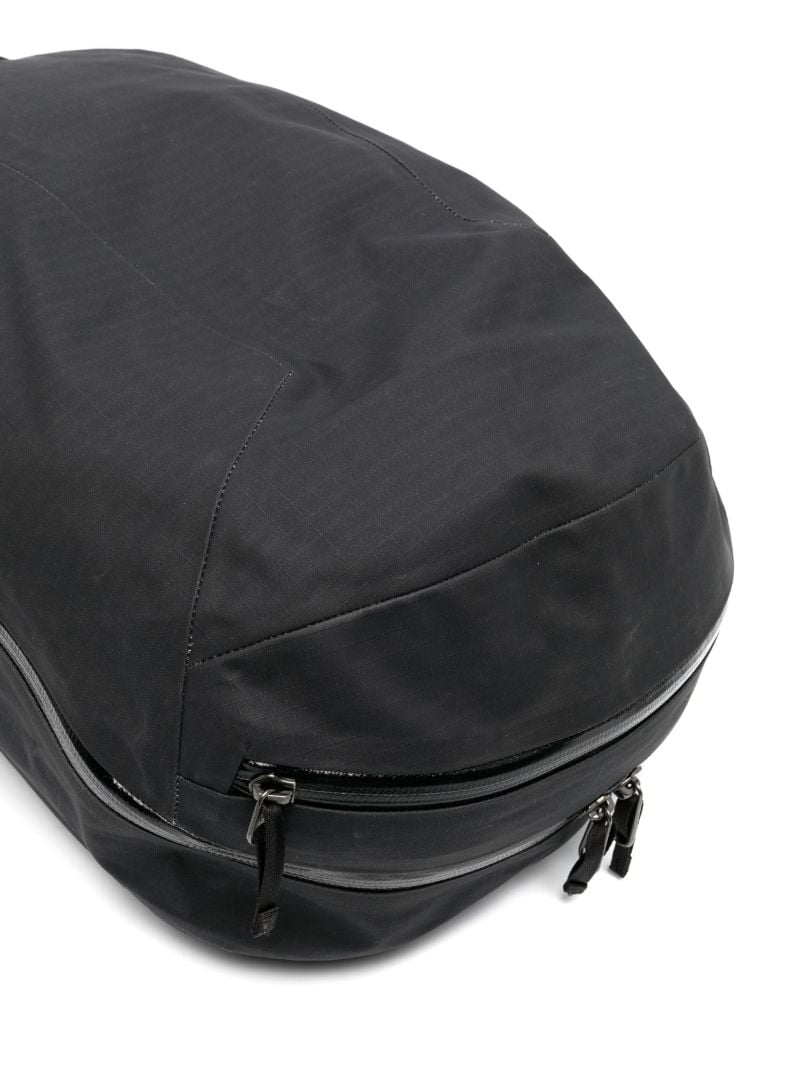 Black Zip Fastening Backpack