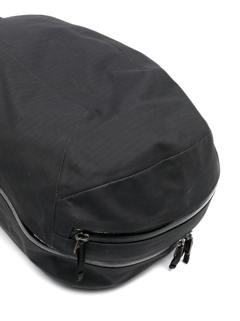 Black Zip Fastening Backpack