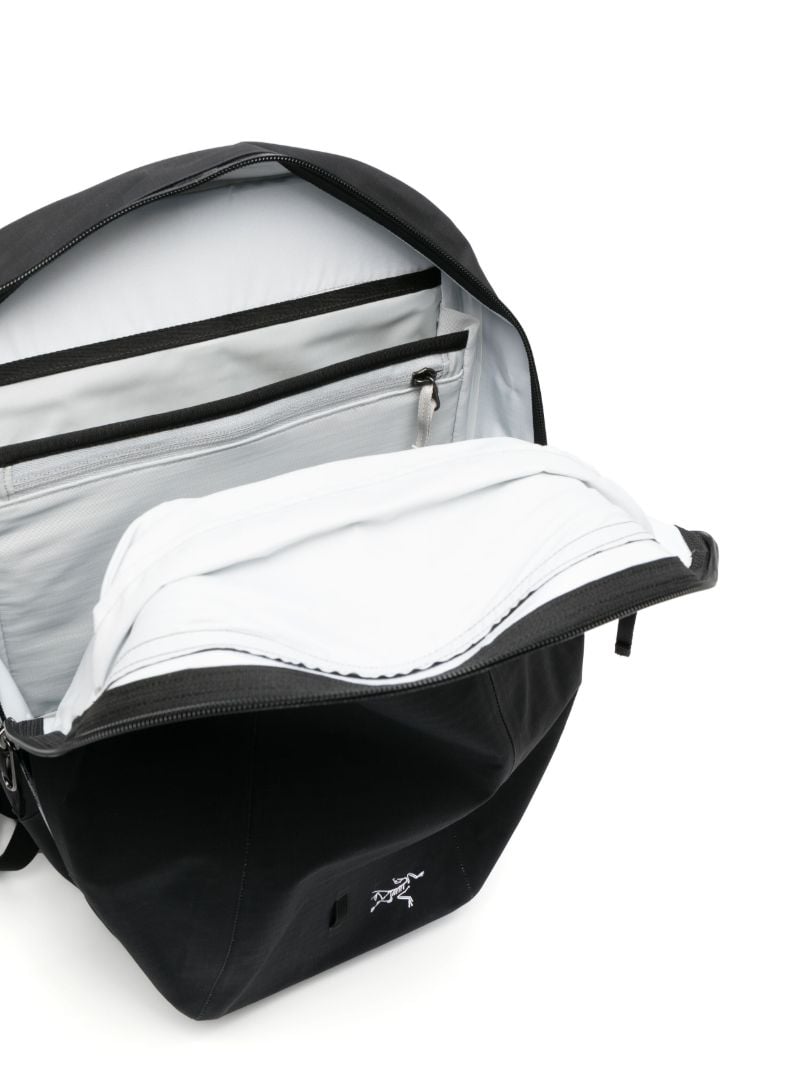 Black Zip Fastening Backpack