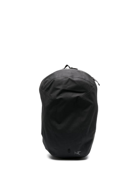 Black Zip Fastening Backpack