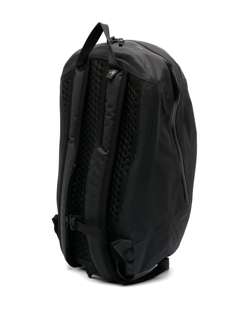 Black Zip Fastening Backpack