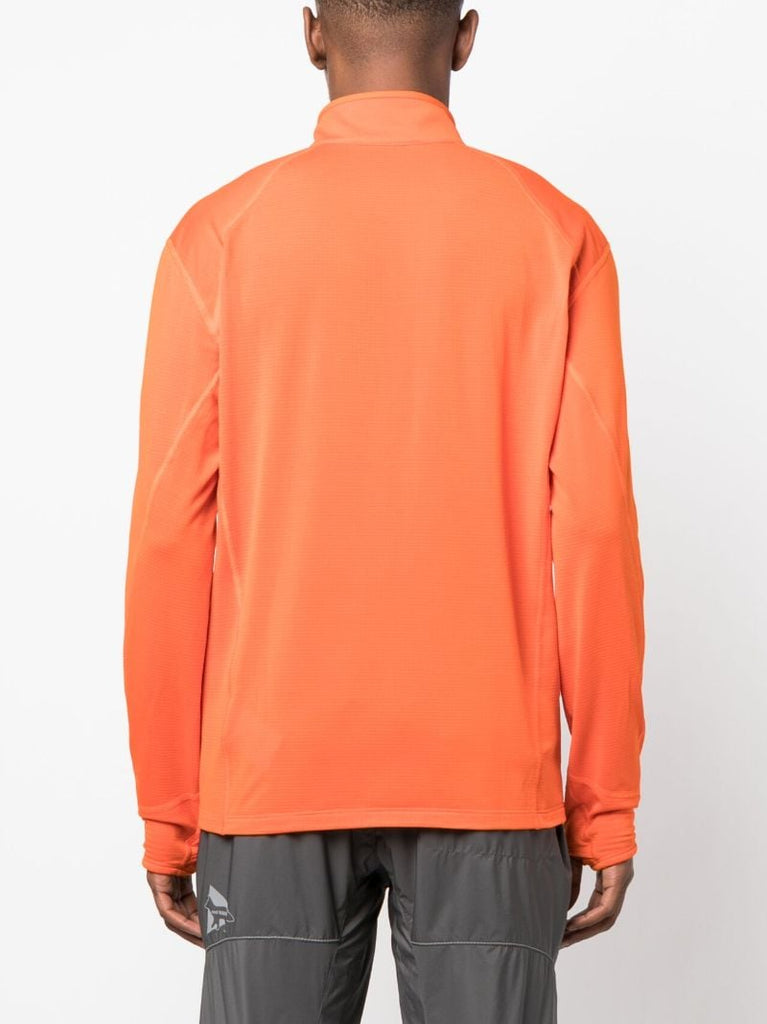 Orange Delta Zipped Jacket