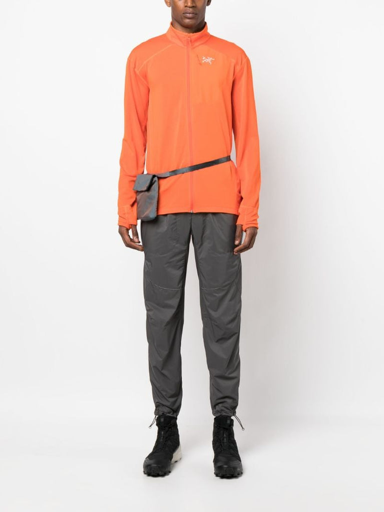 Orange Delta Zipped Jacket