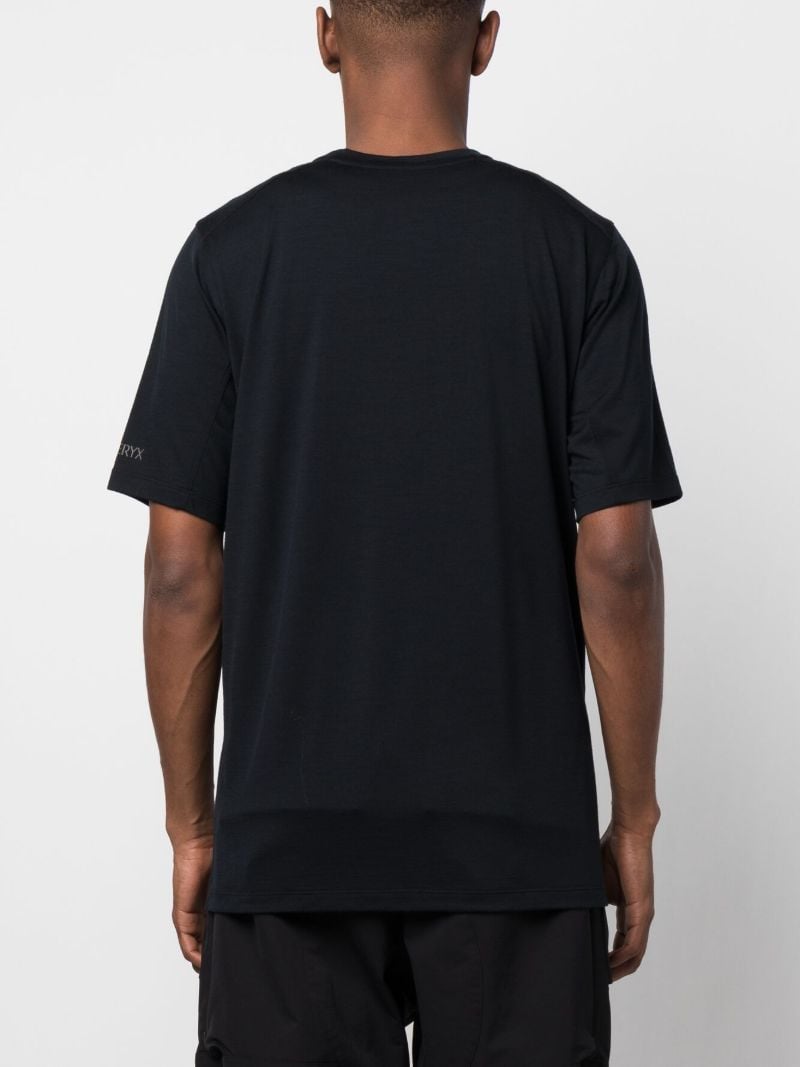 Black Ionia Logo Print T-shirt