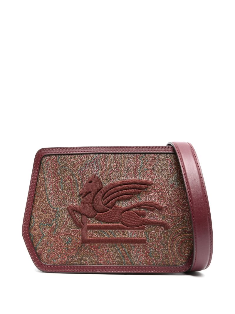 Red Essential Paisley Jacquard Cross Body Bag
