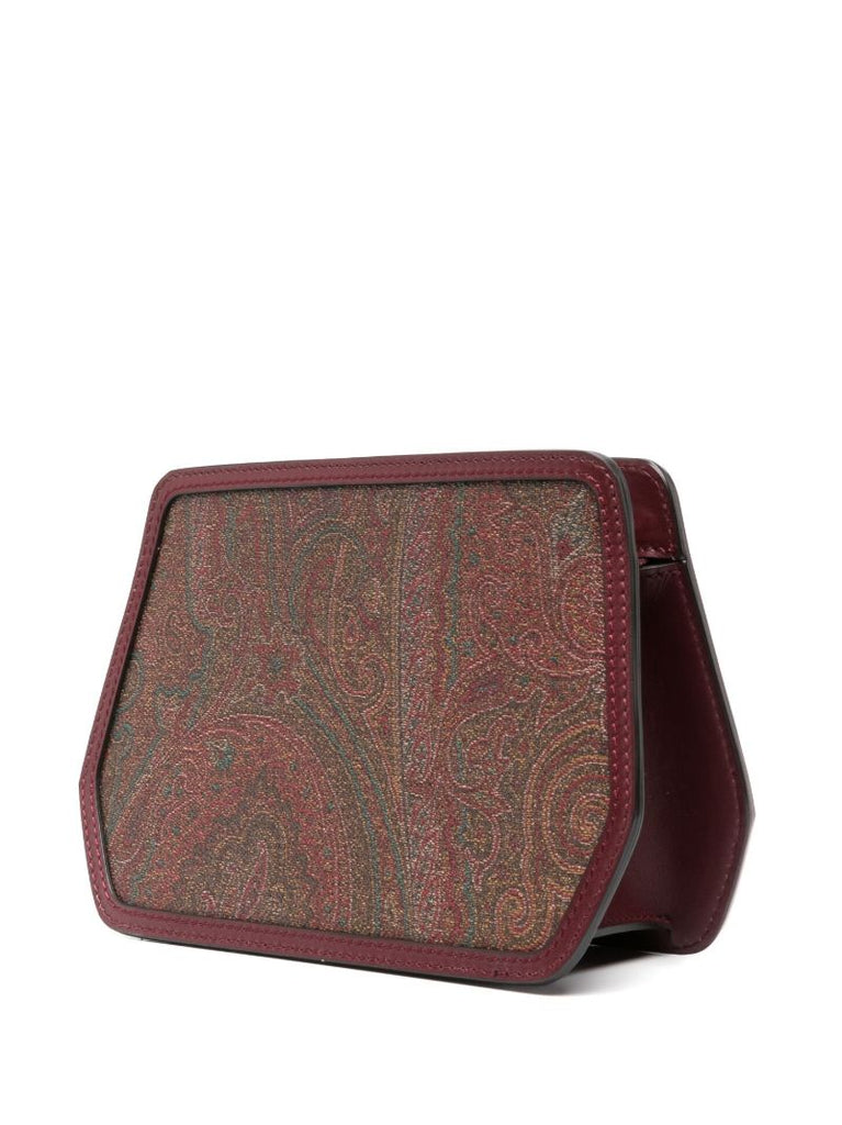 Red Essential Paisley Jacquard Cross Body Bag