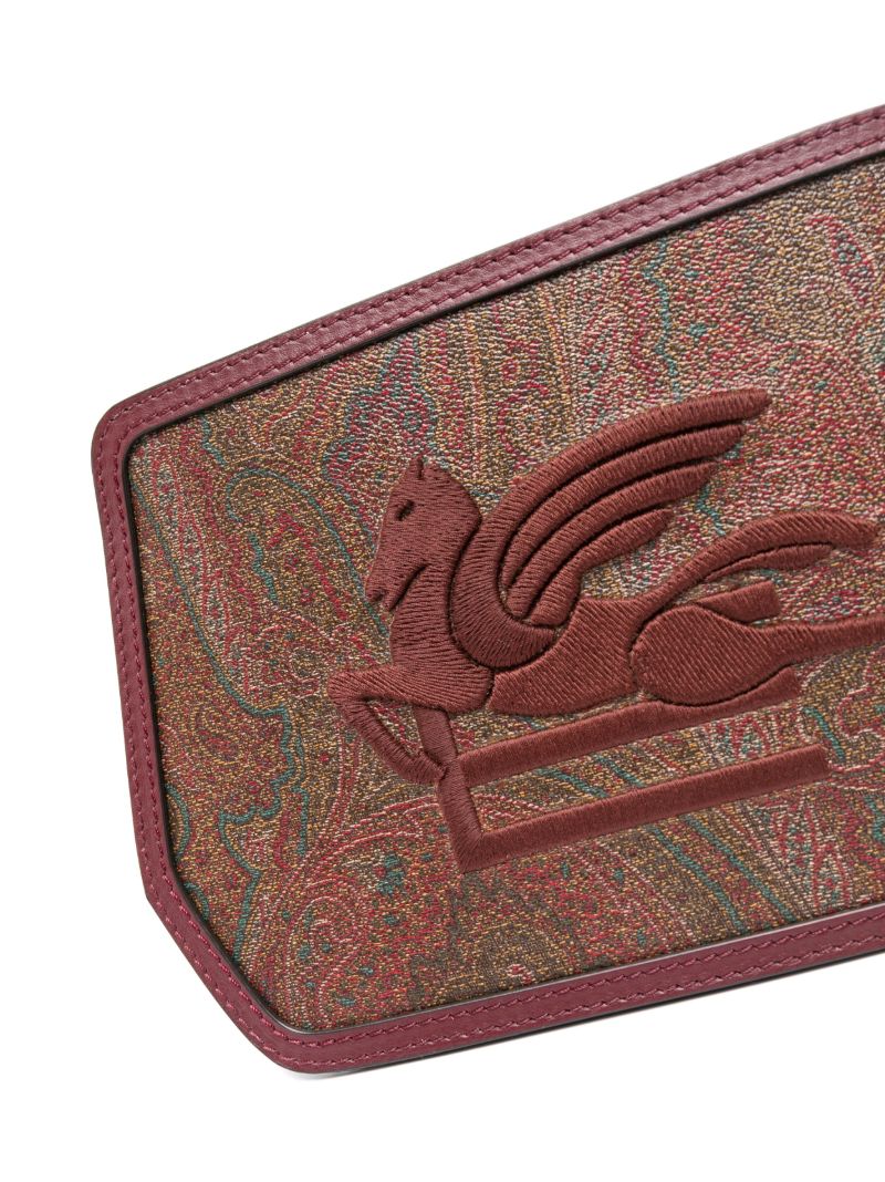 Red Essential Paisley Jacquard Cross Body Bag