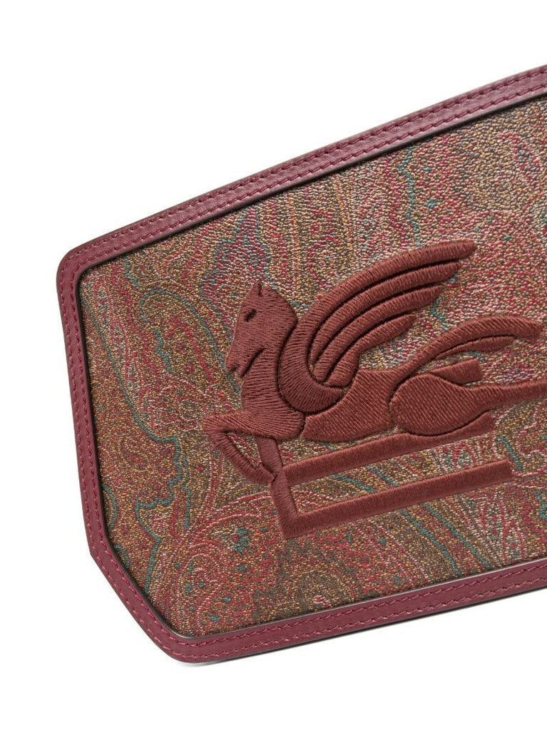 Red Essential Paisley Jacquard Cross Body Bag