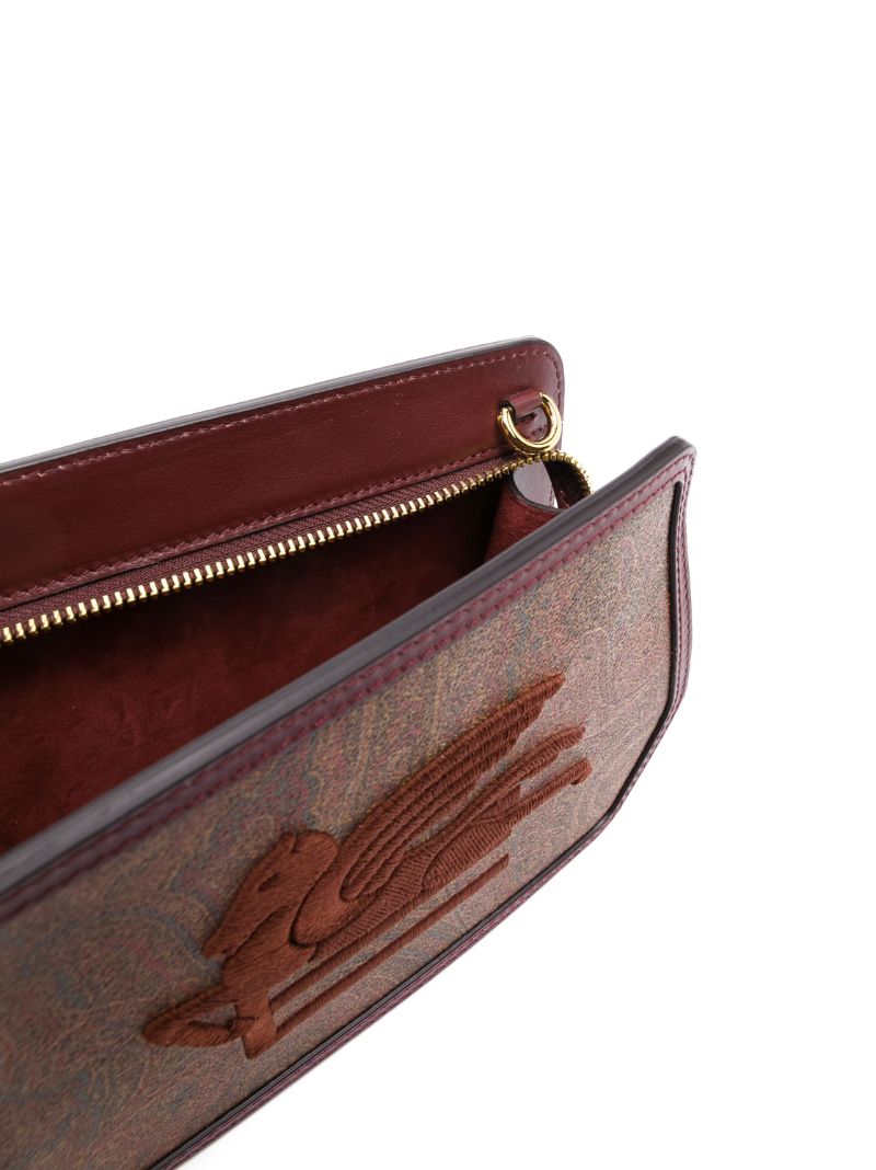 Red Essential Paisley Jacquard Cross Body Bag