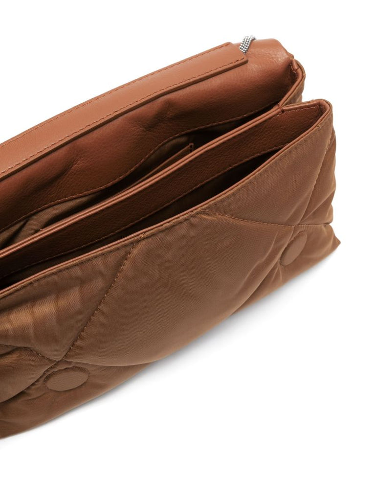 Brown City MatelassÃ_x0083_Â© Cross-body Bag