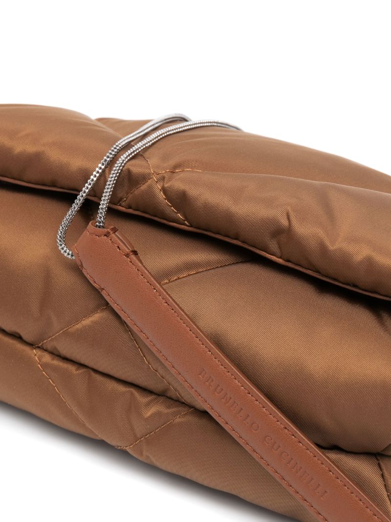 Brown City MatelassÃ_x0083_Â© Cross-body Bag