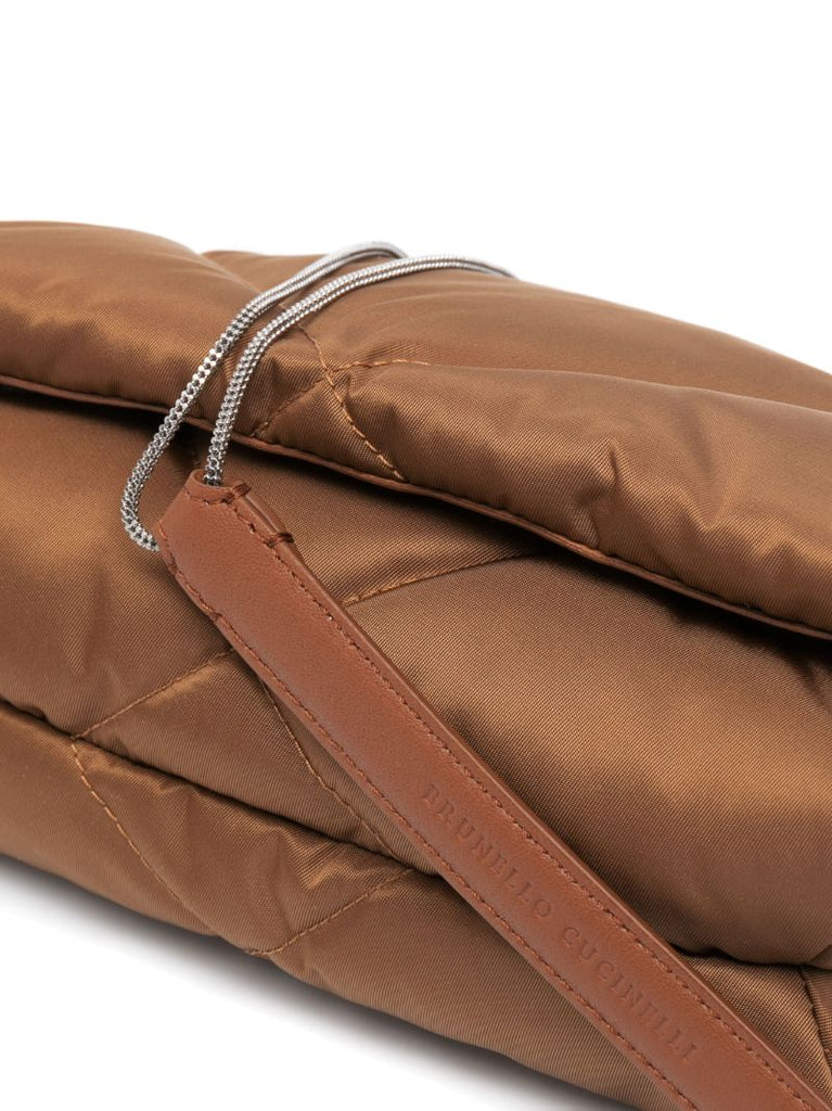 Brown City MatelassÃ_x0083_Â© Cross-body Bag
