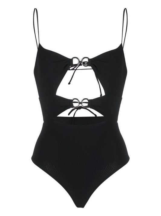 Black Cut-out Swimsuit