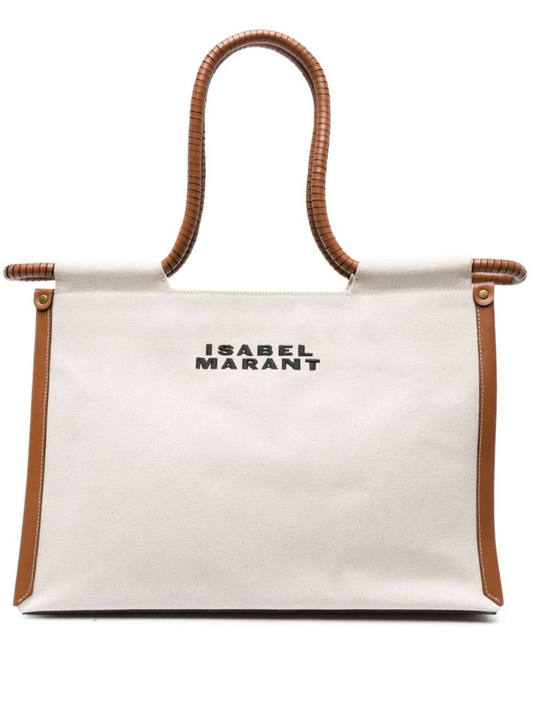 Neutral Toledo Cotton Tote Bag