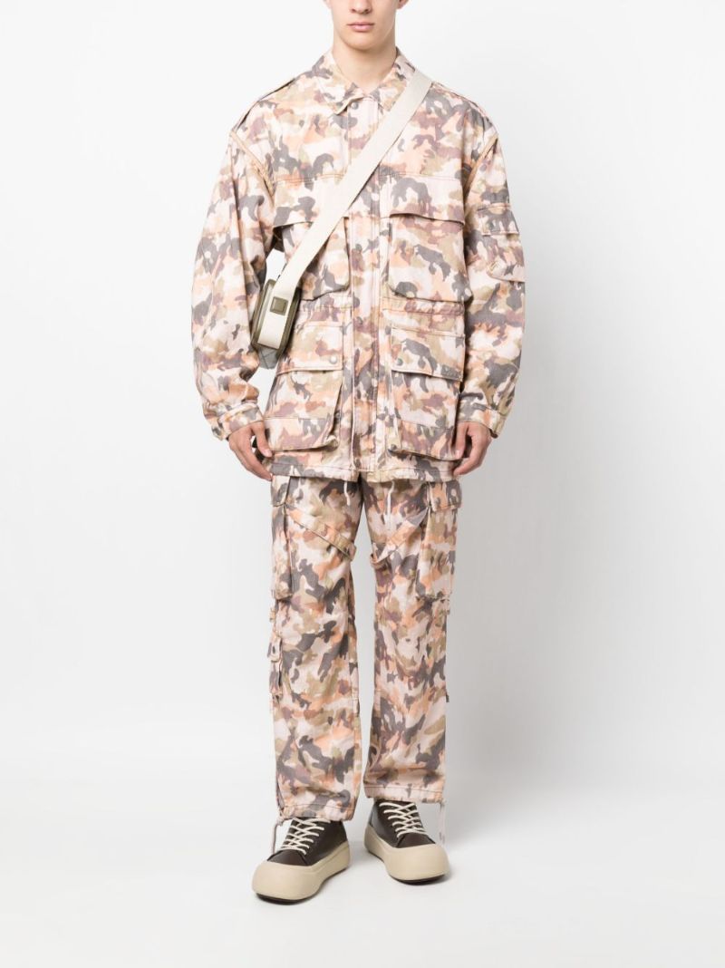 Neutral Elias Camouflage Print Jacket
