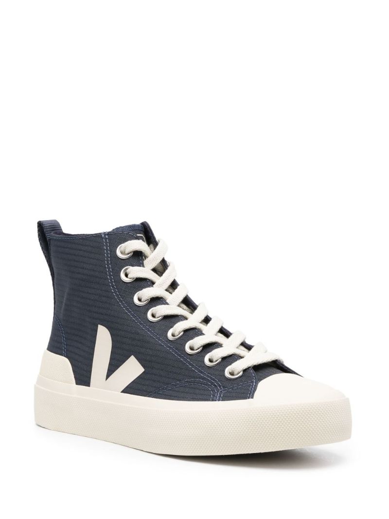 Blue Wata Ii Pierre Canvas Sneakers