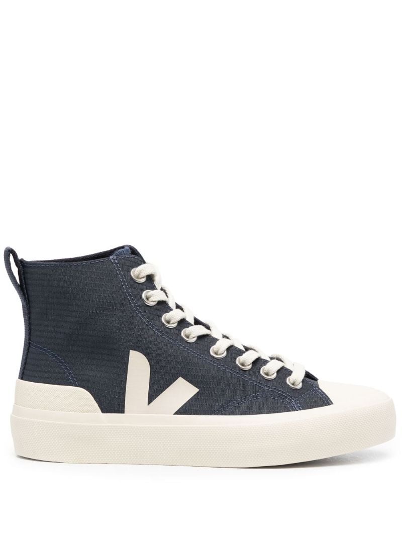 Blue Wata Ii Pierre Canvas Sneakers