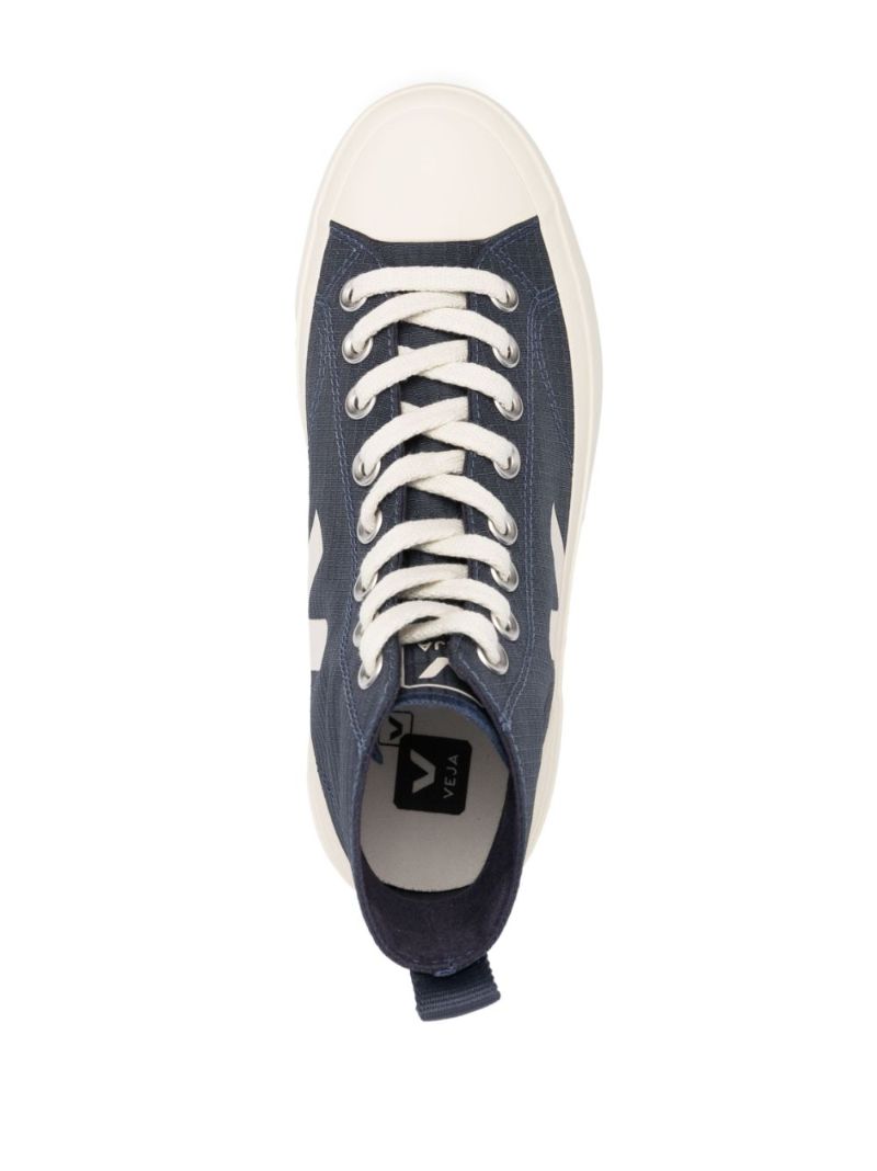 Blue Wata Ii Pierre Canvas Sneakers
