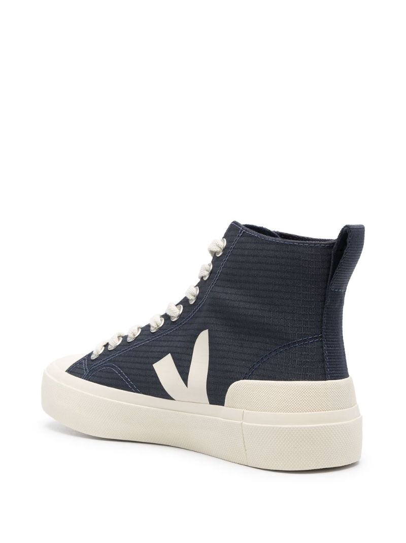 Blue Wata Ii Pierre Canvas Sneakers