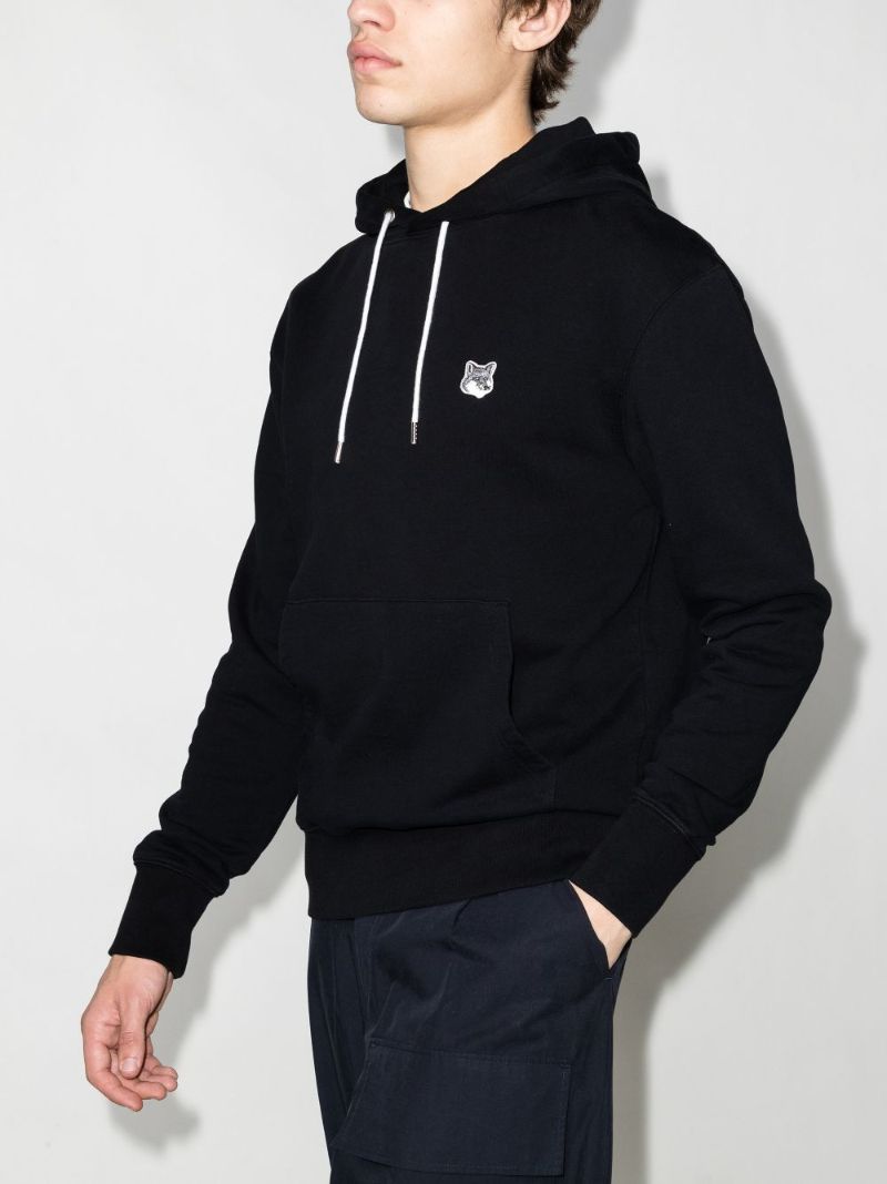 Fox Head Patch Cotton Hoodie