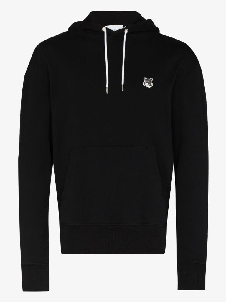 Fox Head Patch Cotton Hoodie
