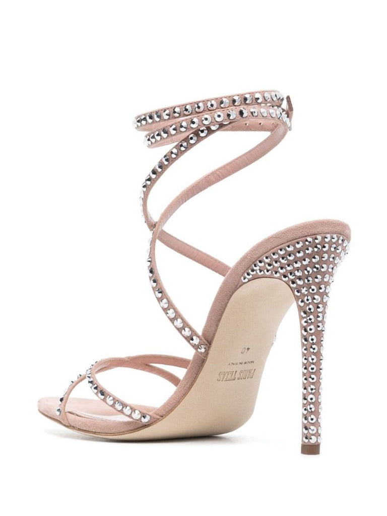 Neutral Holly Zoe 105 Crystal Sandals