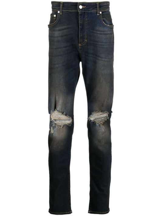 Black Destroyer Skinny Jeans