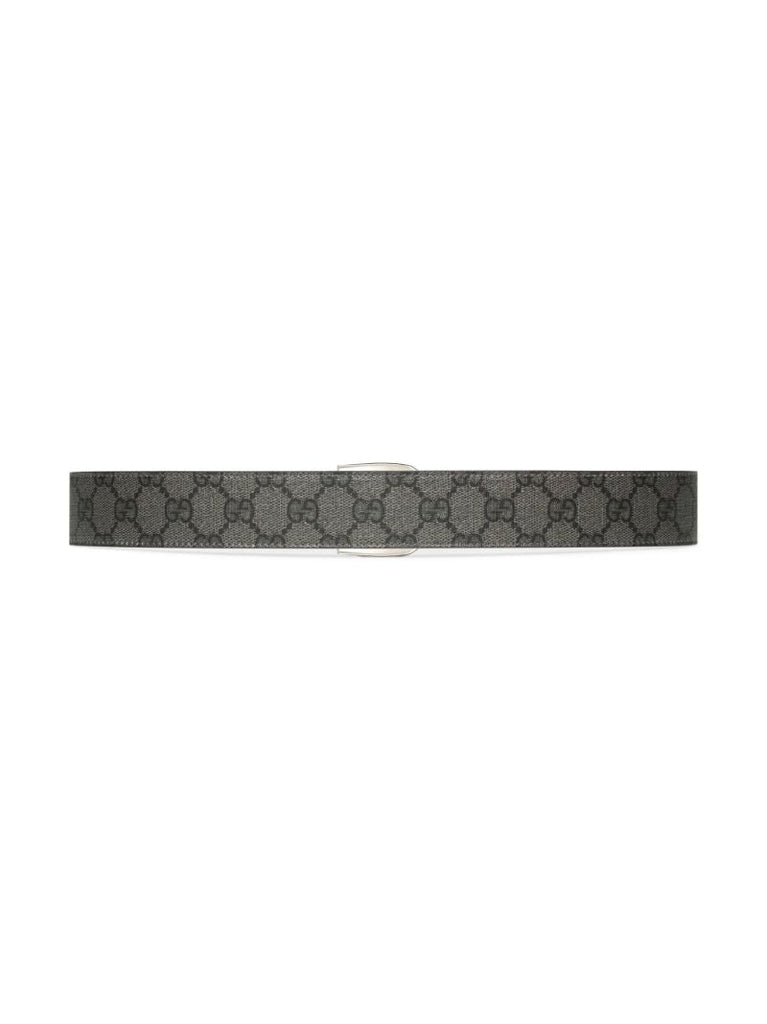 Grey Interlocking G Canvas Belt