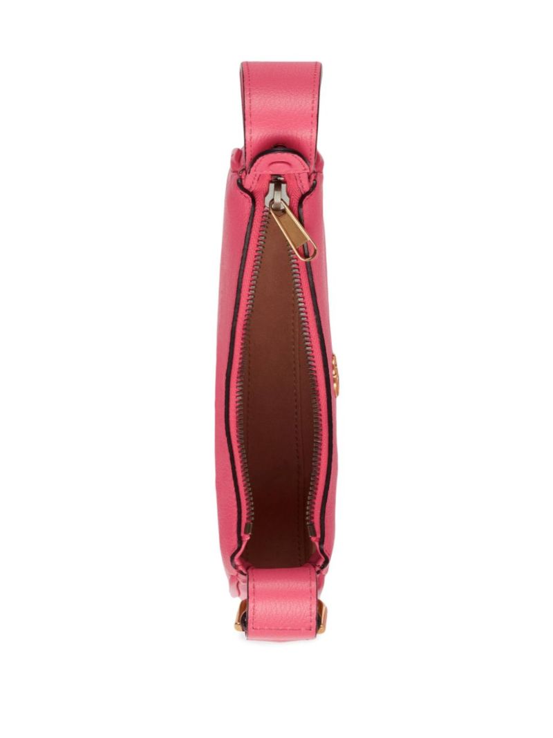 Pink Aphrodite Mini Leather Shoulder Bag