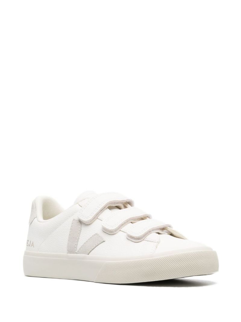 White Recife Leather Sneakers