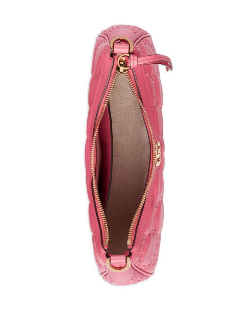 Pink Gg MatelassÃ_x0083_Â© Leather Shoulder Bag