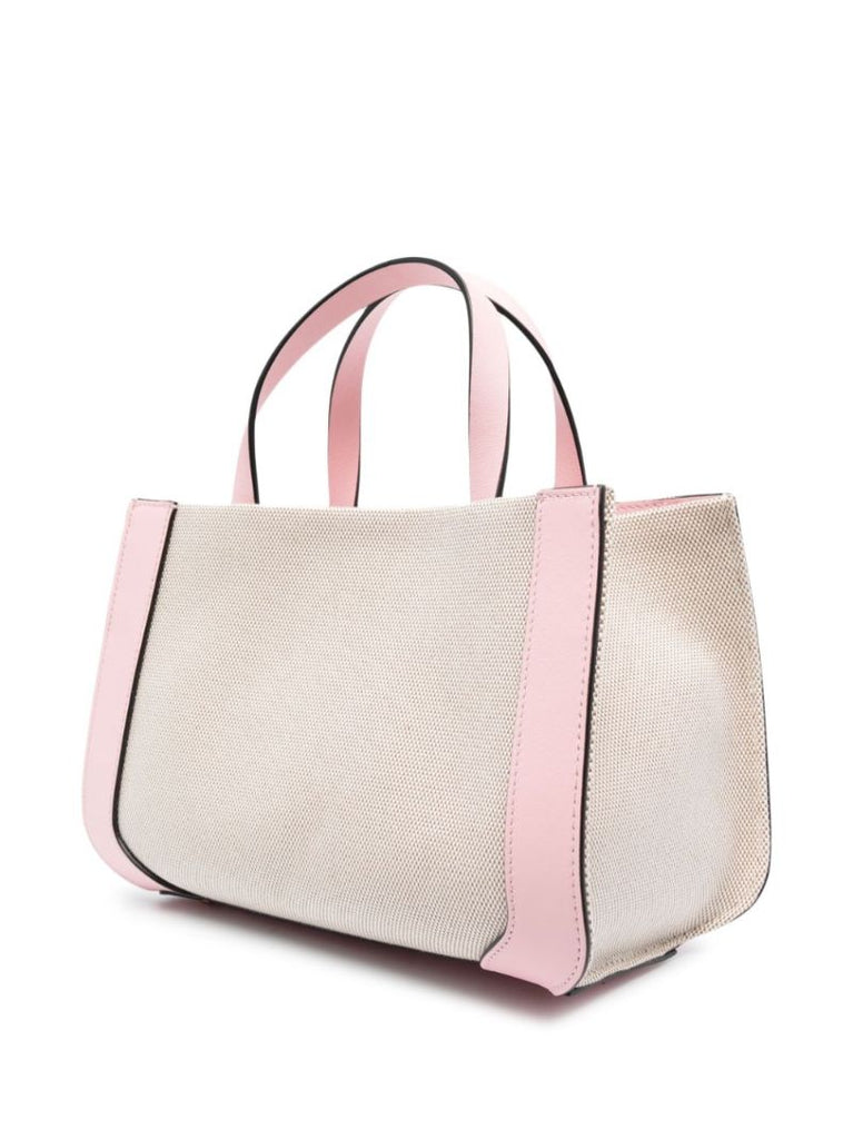 Pink Small Vlogo Signature Tote Bag