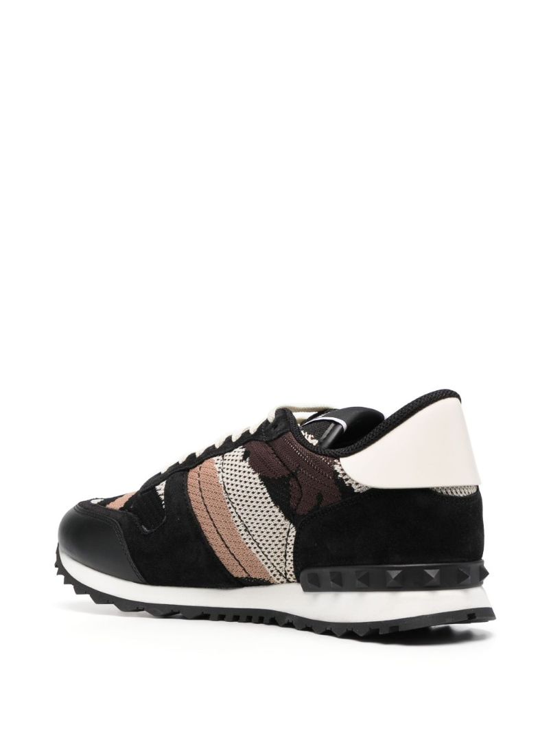 Black Camouflage Rockrunner Mesh Sneakers