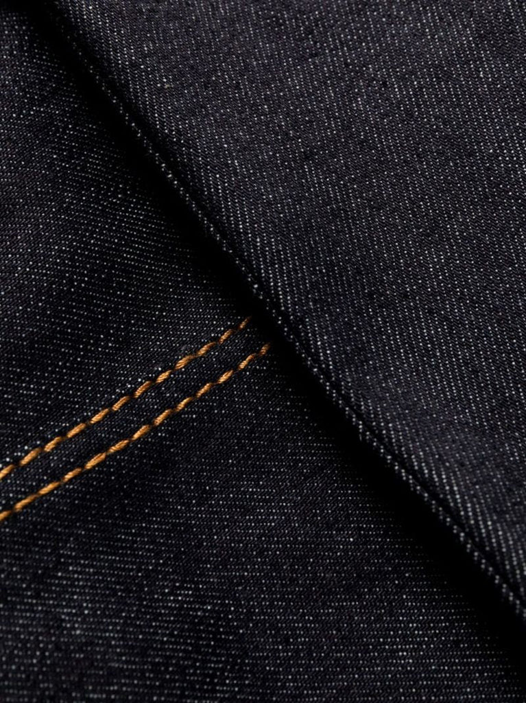 Blue Slashed Tapered Jeans