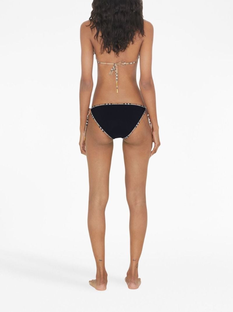 Vintage Check-trim Bikini