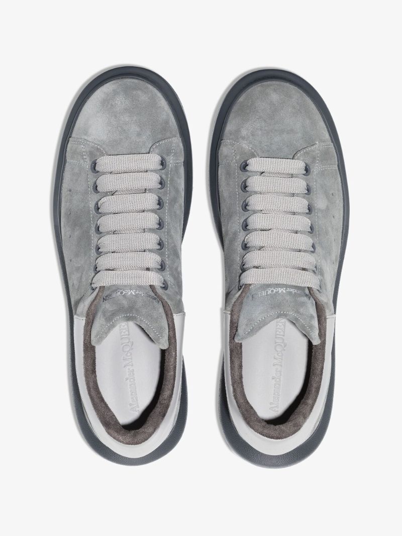 Grey Oversized Suede Sneakers