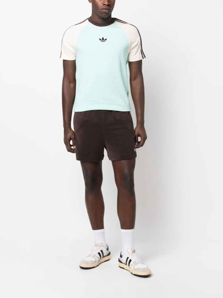 X Wales Bonner Green Logo Print Organic Cotton T-shirt