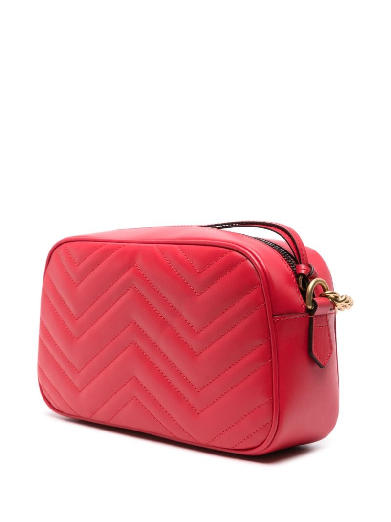 Red Gg Marmont MatelassÃ_x0083_Â© Shoulder Bag