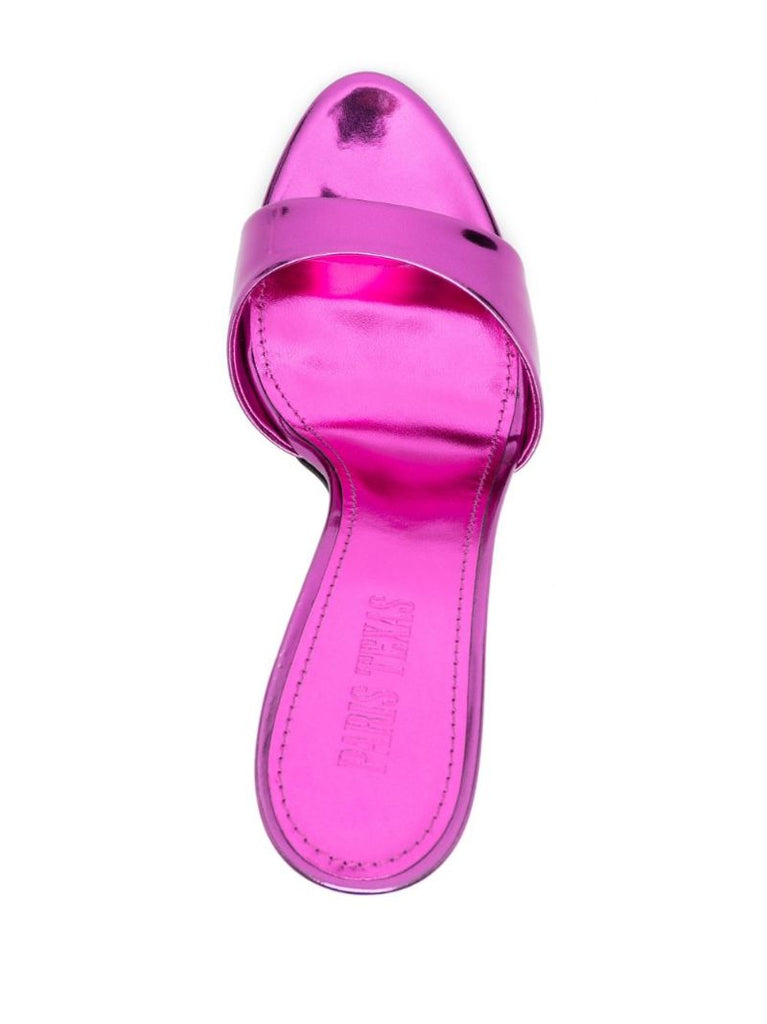 Pink Lidia 105 Leather Mules
